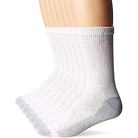 hanes stretch top crew socks.